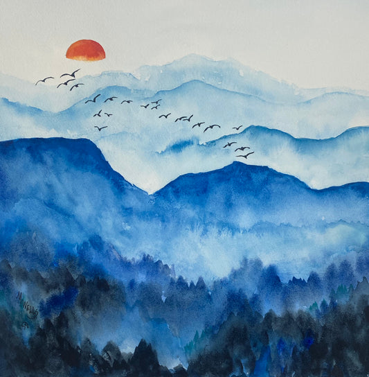 Blue Mountains at First Light
