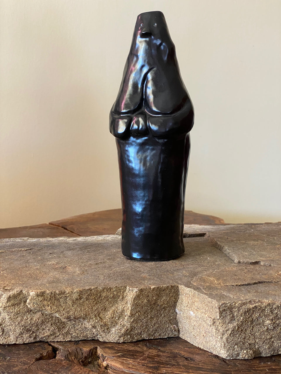 Sumi e Sculpture "Bird Madonna" based on Neolithic by Marilyn Wells