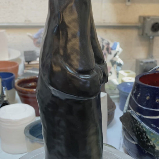 Sumi e Sculpture, Zen style, “Bird Goddess”- by Marilyn Wells