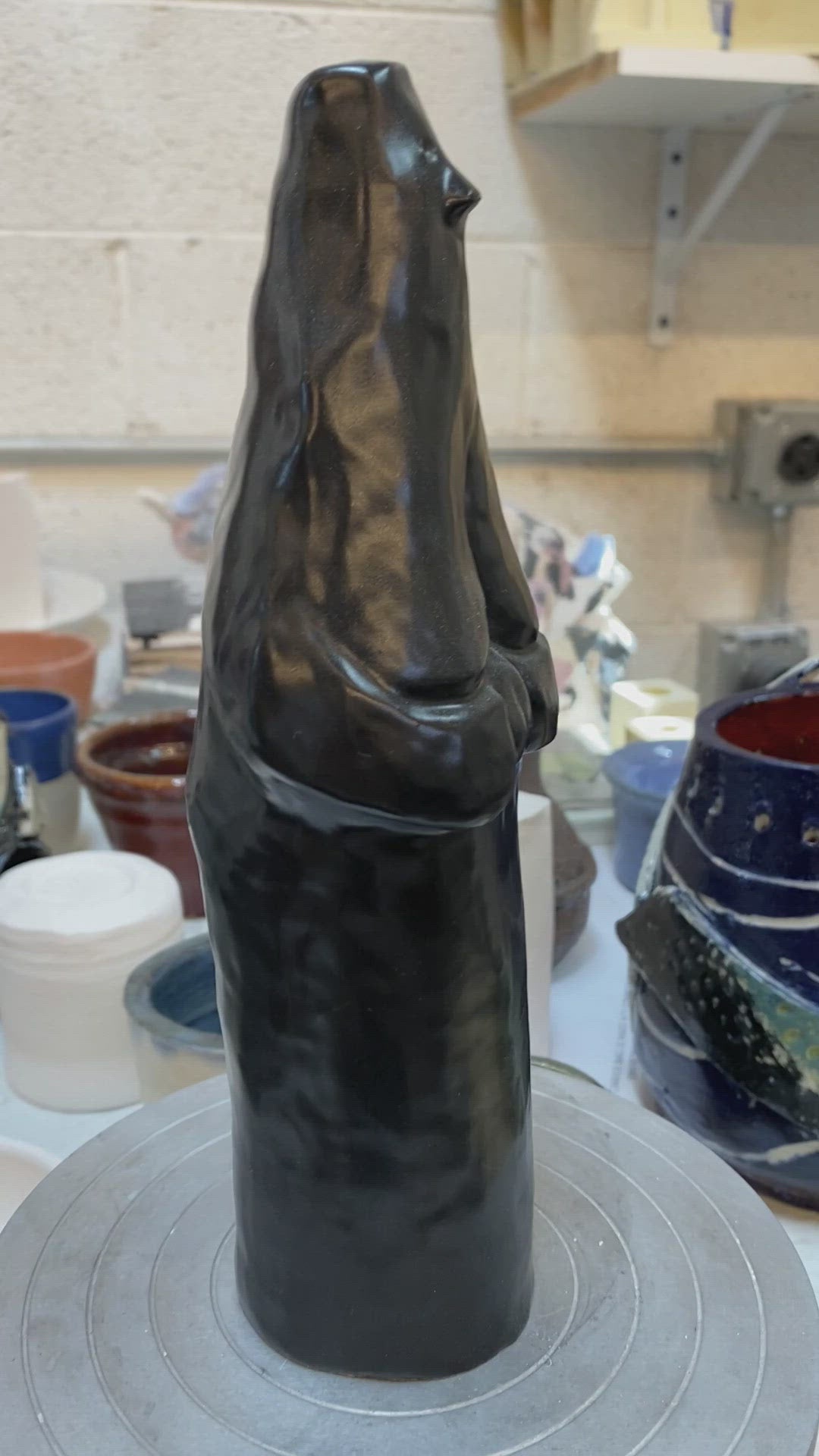 Sumi e Sculpture, Zen style, “Bird Goddess”- by Marilyn Wells